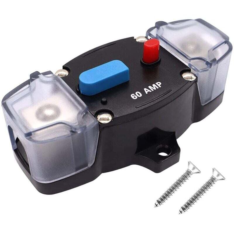 Image of 12V-48V Kfz-Sicherungshalter Audio-Sicherungsschutzsystem für Auto, Wohnmobil, Boot (60A)