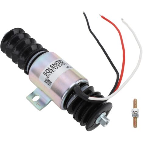 12V 55mm Kraftstoffabsperrventil für elektrische Generatoren und Hydrauliksysteme