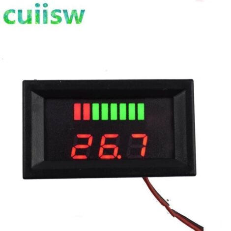 12V-60V - Indicateur Led, Testeur De Capacité De Batterie Au Plomb, Voltmètre, Protection Contre Les Inversio