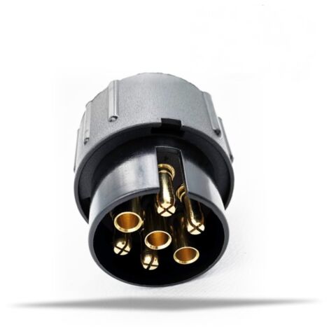 12V 7/13 Kunststoff Auto Adapter Mini Konverter Adapter Anhänger Traktor Steckdose