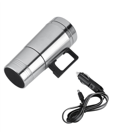 12V 750ml Edelstahl-Isolierbecher – Schnelles Aufheizen für Kaffee und Tee im Auto