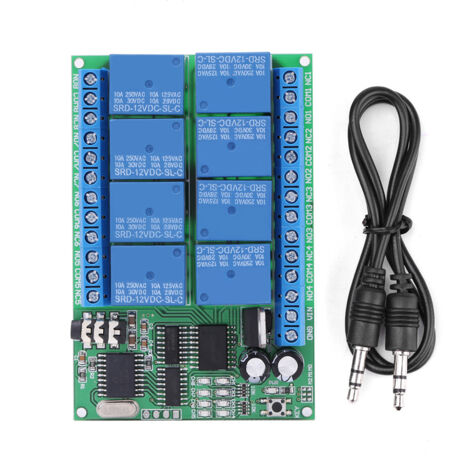 12V 8-Kanal DTMF-Telefondecoder mit Relais und Fernsteuerung