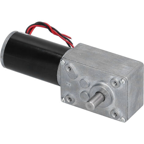 12V 80 U/min Stirnradgetriebemotor in Aluminiumguss - selbsthemmendes Getriebe