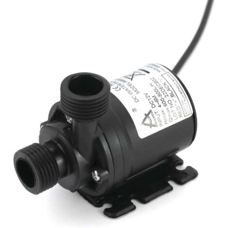 12V 800l/h 5m Wasserpumpe, bürstenlose Tauchpumpe, für die Wasserzirkulation in Schwimmbädern, Solarbrunnen, Aquarien und Teichen