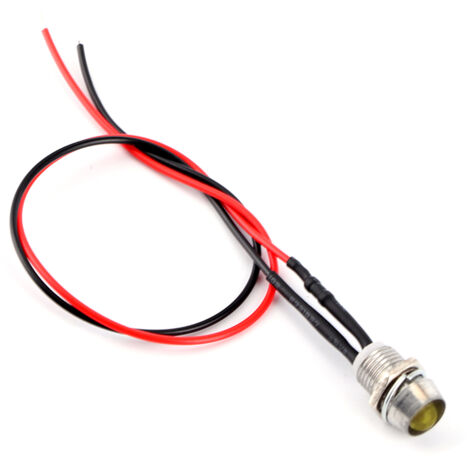 12V 8mm gelbe LED-Blinker für Pkw und Transporter – 4er-Pack
