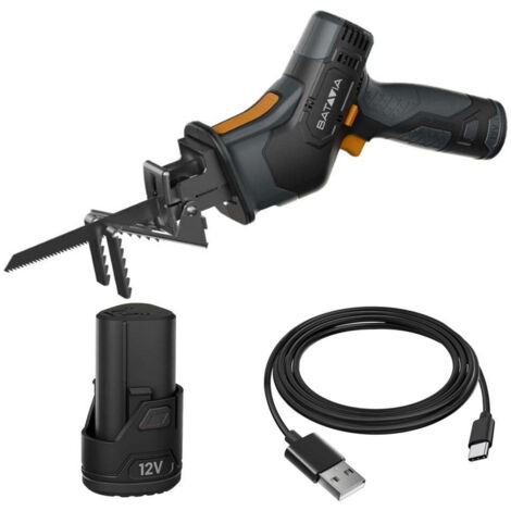 12V Akku-Säbelsäge - Fixxpack 2.0 Set (inkl. Akku & USB-C Ladekabel)