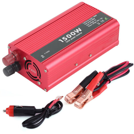 12V auf 110V Kfz-Wechselrichter mit USB-Anschlüssen und Steckdose