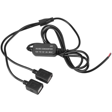 12V auf 5V 3A Dual-USB-Kfz-Spannungswandler für GPS und Smartphone