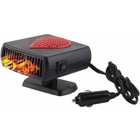 12V Auto Heizlüfter, Auto Enteiser für Windschutzscheibe, Warmer und Kalter Auto Kühlventilator Windschutzscheiben Enteiser mit Zigarettenanzünderstecker