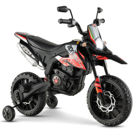 12V Battery Electric Toddler Motorbike Licensed Aprilia Kids Ride On Motorcycle