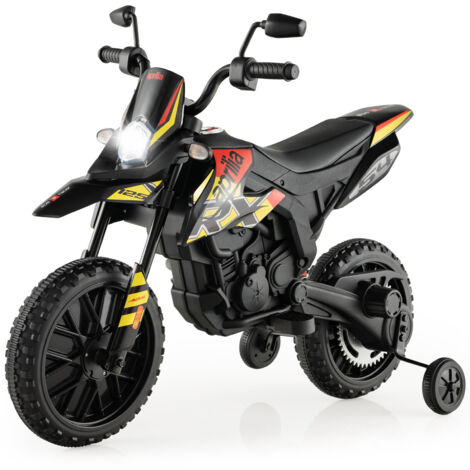 12V Battery Electric Toddler Motorbike Licensed Aprilia Kids Ride On Motorcycle