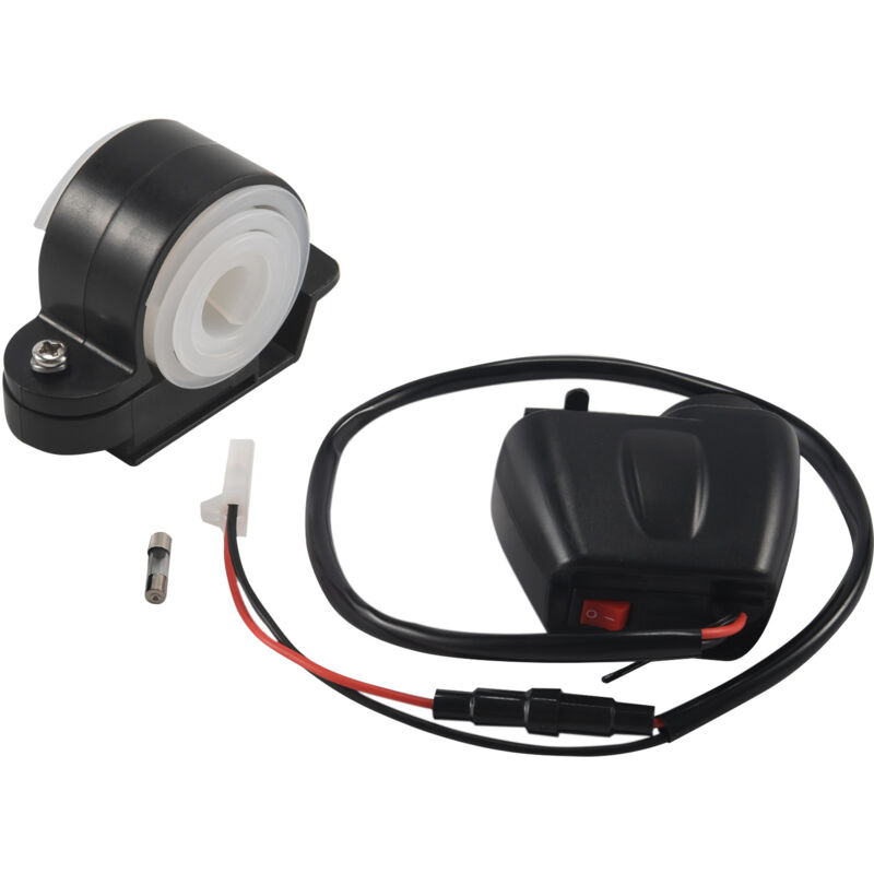 Image of Tlily - 12V bis 5V Motorrad USB-Ladegerät für Moto 2.1A mit Voltmeter LED-Anzeige Thermometer