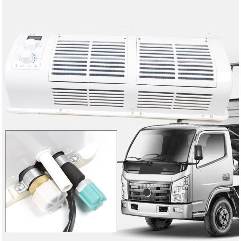 12V car air conditioning Kit lcd petit climatiseur suspendu climatiseur mural caravane camping - car ventilateur 200 w