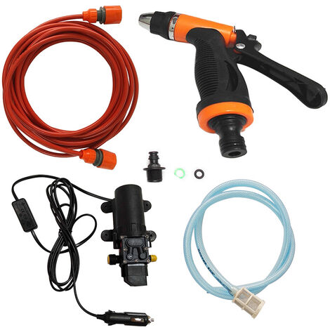 main image of "12V Car Wash Washing Machine Cleaning Electric Pump Pressure Washer Device Tool,model: without towel"