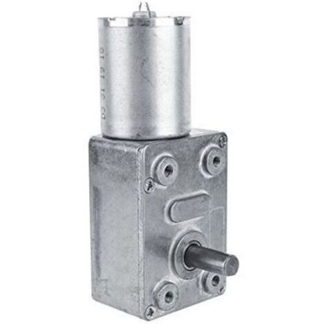 12V CC Moteur à Engrenages en Métal à Vis de Couple Élevé Turbo à Vis sans Fin Moteur à Réduction (2RPM)