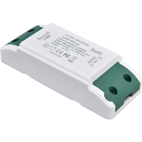 12V DC 24W 2A LED-Netzteil-Transformator für LED-Streifen und Schrankbeleuchtung AC100-240V