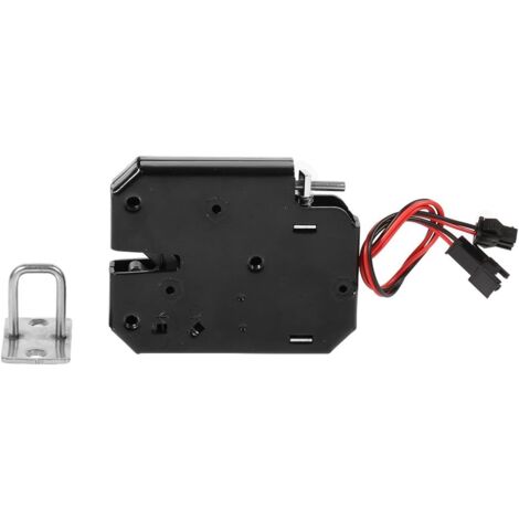 12V DC Ausfallsicheres Schrank-Schubladenschloss Magnetischer Elektromagnet für Türzugangskontrollsystem (mit Erkennungsschalter)