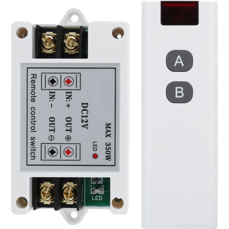 12V DC Funkschalter mit Sender und Empfänger für Fahrzeugmagnetventil