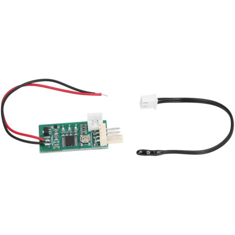 12V DC PWM Lüfterdrehzahlregler - Manuelle/Automatische Temperaturregelung