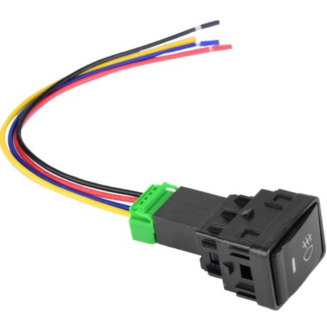 12V-Drucktaster mit LED-Anzeige und 4-poliger Verdrahtung