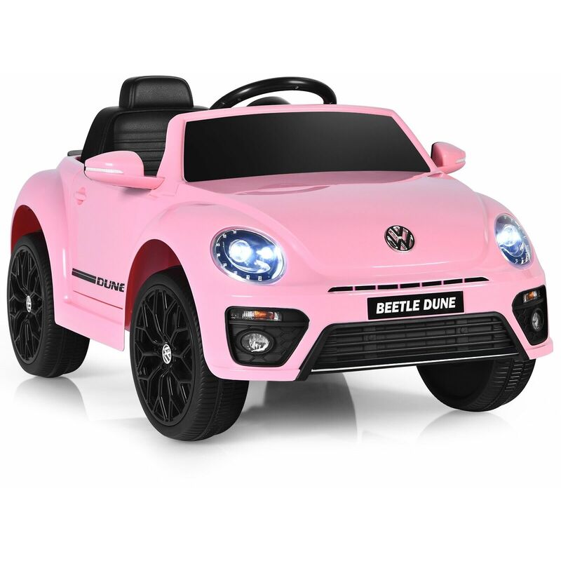 Costway - 12V Electric Kids Ride On Car Toddler Ride On Vehicle w/ Remote Control &Lights