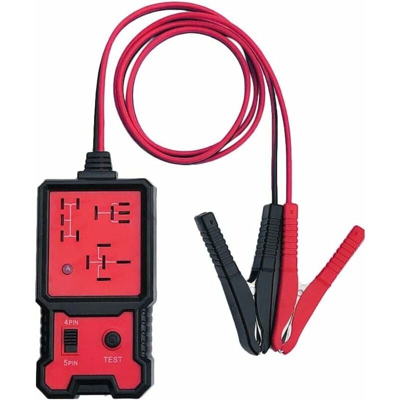 Image of 12V Elektronische Relais Tester Auto Batterie Checker mit Clips Auto Relais Diagnose Werkzeug