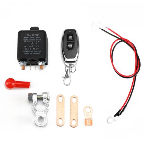 12V-Fernbedienungs-Hauptrelais für Autobatterien, drahtloser Autobatterie-Trennschalter, Hochstromrelais