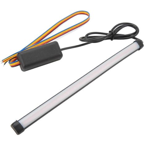12V Feu Stop Arrière Barre LED Ambre Rouge Clignotant Dynamique pour Voiture Moto Camion Remorque Feu de Frein et Clignotant