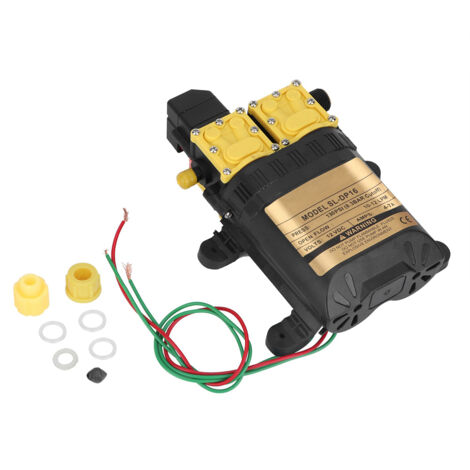 12V Hochdruck-Doppelkopf-Membran-Elektrowasserpumpe für Sprühzwecke