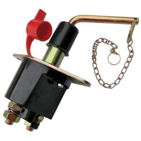 12V Hochstrom-Not-Aus-Schalter 200A und Not-Stopp-Taster für Elektrofahrzeuge, Dreiräder und Gabelstapler.