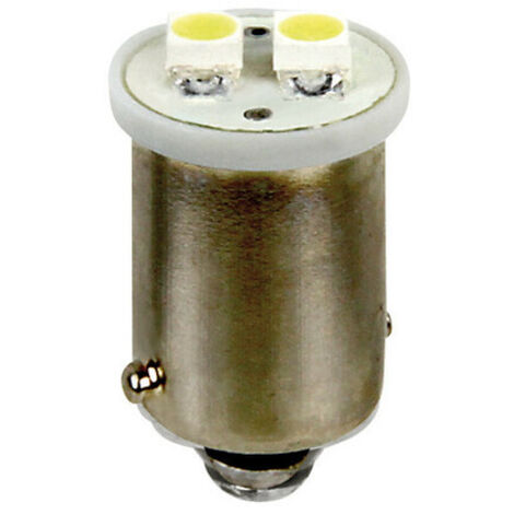 12V Hyper Luce Led 6 - 2 Smd X 3 Chips - Ba9S - 2 Pz  - D/Blister - Bianco