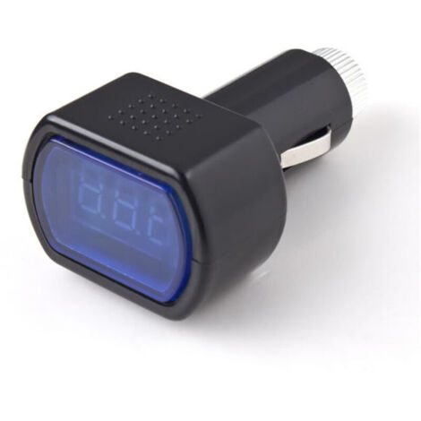 12V LED Digitalanzeige Auto Zigarettenanzünder-Voltmeter Spannungsprüfer Batterie Elektrischer Leistungsprüfer Anzeige Van LKW Motorrad (1 Stück)