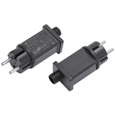 ODIPIE 12V LED-Netzteil, LED-Transformator IP44 Niederspannungs-LED-Adaptertreiber für Weihnachtslicht, Lichterkette (1 Stück)