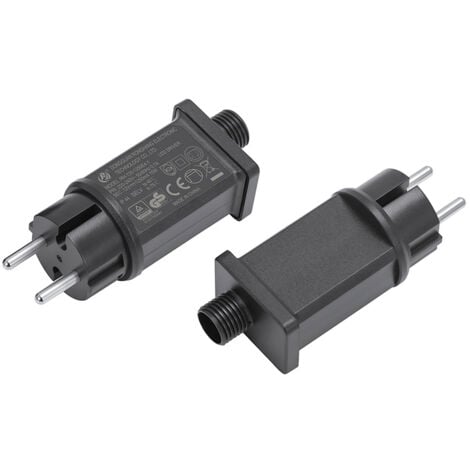 12V LED Power Supply, LED Transformer IP44 Low Voltage LED Adapter Driver for Christmas Light, String Lights (1 Pack)