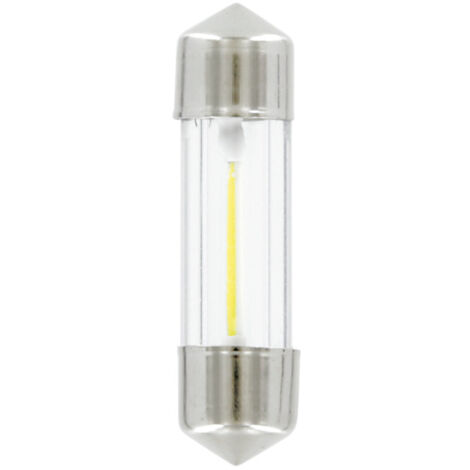 12V Mega-Led 9 - 1 Smd X 9 Chips - 8X31 Mm - Sv8,5-8 - 1 Pz  - D/Blister - Bianco