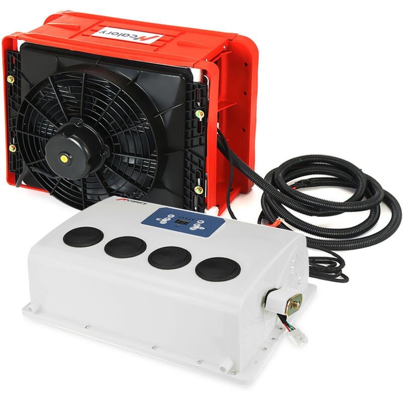 (12V) Mini Climatiseur climatisation électrique mobile ventilateur de refroidissement pour voiture véhicule camion portable IP54 1800W 350m ³/ h