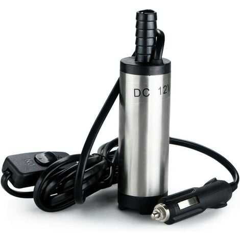 12V Pompe Carburant, Pompe Vidange Eau (huile, diesel voiture de transfert ou ravitaillement) pour auto Camping-car, Caravane, Grand engin et les applications Marines & Speedboat