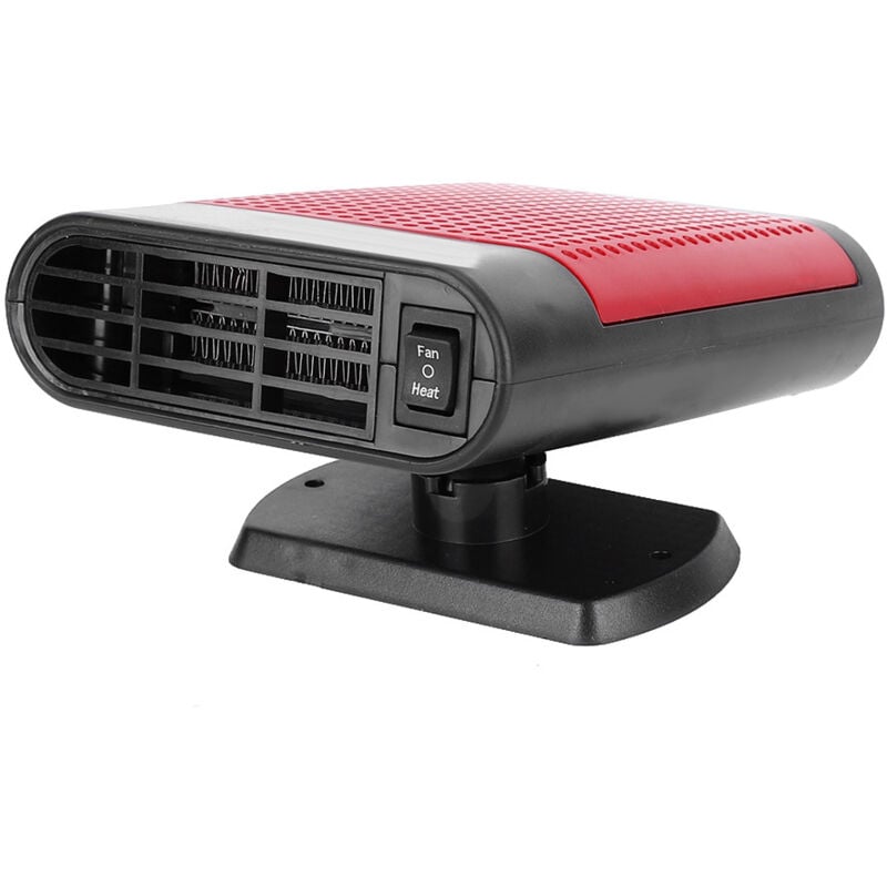 12V Portable voiture chauffage pare-brise pare-brise chauffage dégivrage désembueur noir rouge