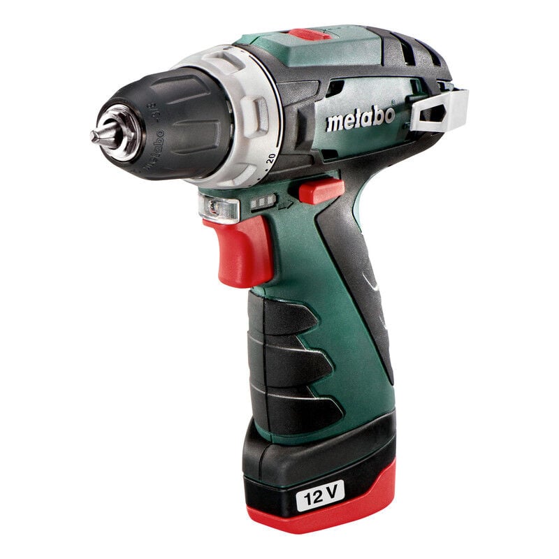 Image of Metabo - Akku-Bohrschrauber PowerMaxx bs 2x 2,0 Ah und Ladegerät im Koffer