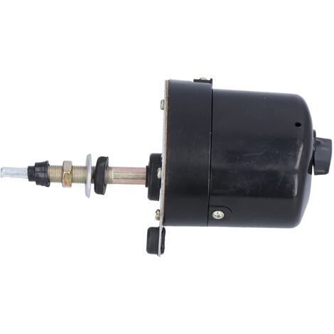 12V Scheibenwischermotor, Wischermotor Traktor DC 12V Scheibenwischermotor aus Metall 105° Wischfeld Universelles Zubehör für Traktoren