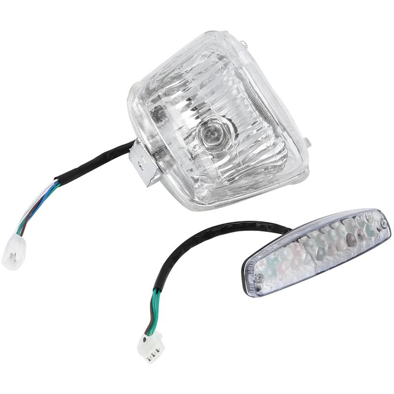 Eosnow - 12V Tête Arrière Feu Arrière Lampe Style Dinosaure Fit pour 50cc 70cc 110cc Quad Dirt Bike atv