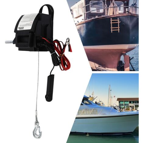 12V tragbare kabelgebundene Fernbedienung Elektrische Winde 906KG Electric Winch