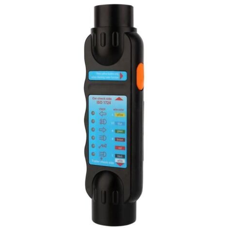 12V voiture résistance 7 broches fiche prise remorque testeur connecteur enregistreur
