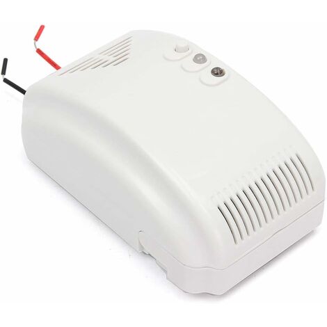 12V White Combustible LPG Natural Gas Leak Detector Propane Alarm Accessories For RV Van Boat Long Bright Buzzer Sound