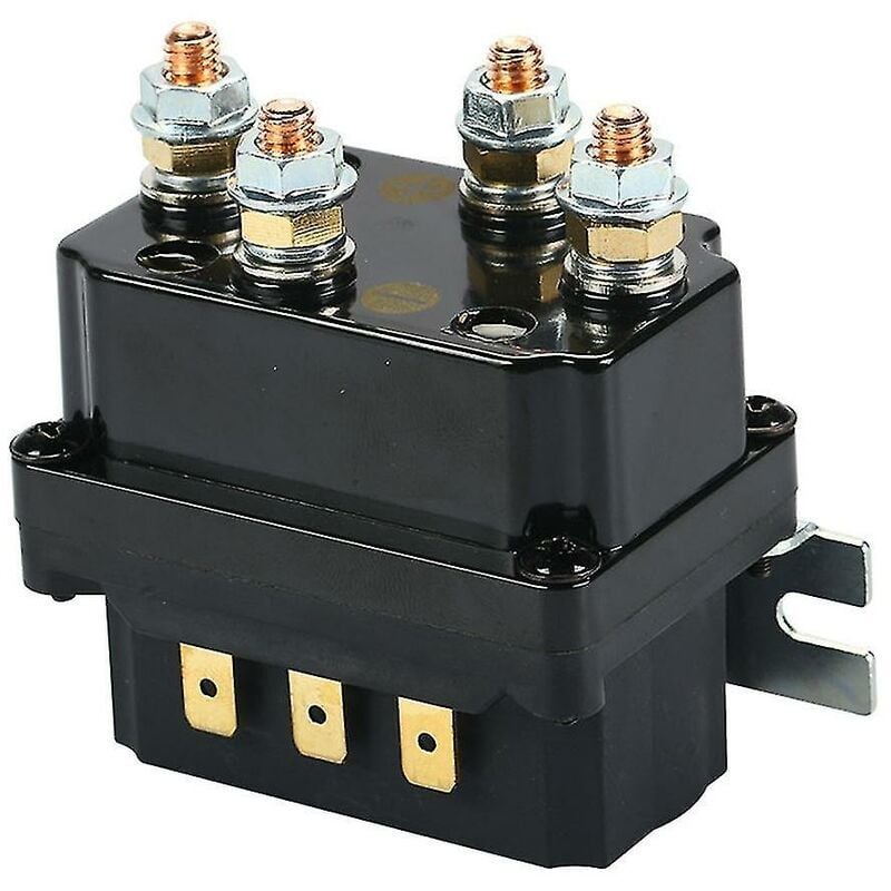 SNQ - 12v Winch Rocker Switch Thumb 250a Solenoid Relay Contactor Winches For Atv Utv