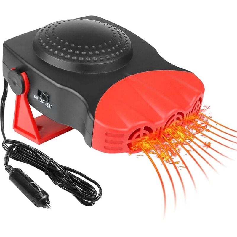 SNQ - 12V/150W Dégivreurs pour Pare-Brise Auto, Chauffage de Voiture Portable, Chauffage Soufflant pour Pare-Brise de Voiture
