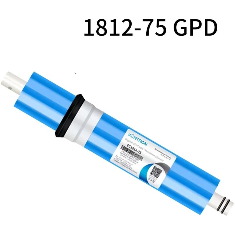 Vontron-Membrane ro sous évier, système de purification d'eau potable ro domestique, 75 gpd, 1812-75 gpd