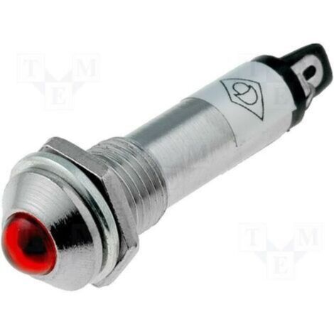 12vdc Led Light Red Light For Panel Ind8-12r-a