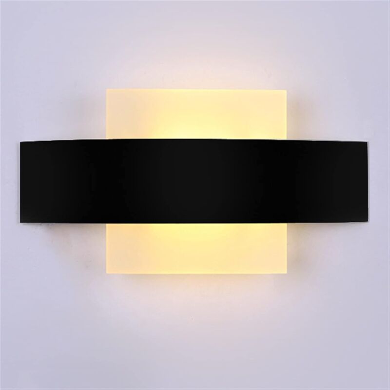 12W led applique intérieure cuisine salle à manger décoration luminaire balcon éclairage couloir applique fer et acrylique 220V - Comely