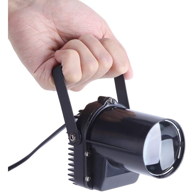 Spotlight à faisceau LED 5W pour fête, scène, disco, festival, lumières PinSpot effet EU 220V